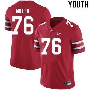 Youth Ohio State Buckeyes #76 Harry Miller Scarlet Nike NCAA College Football Jersey Cheap EIH3444YD